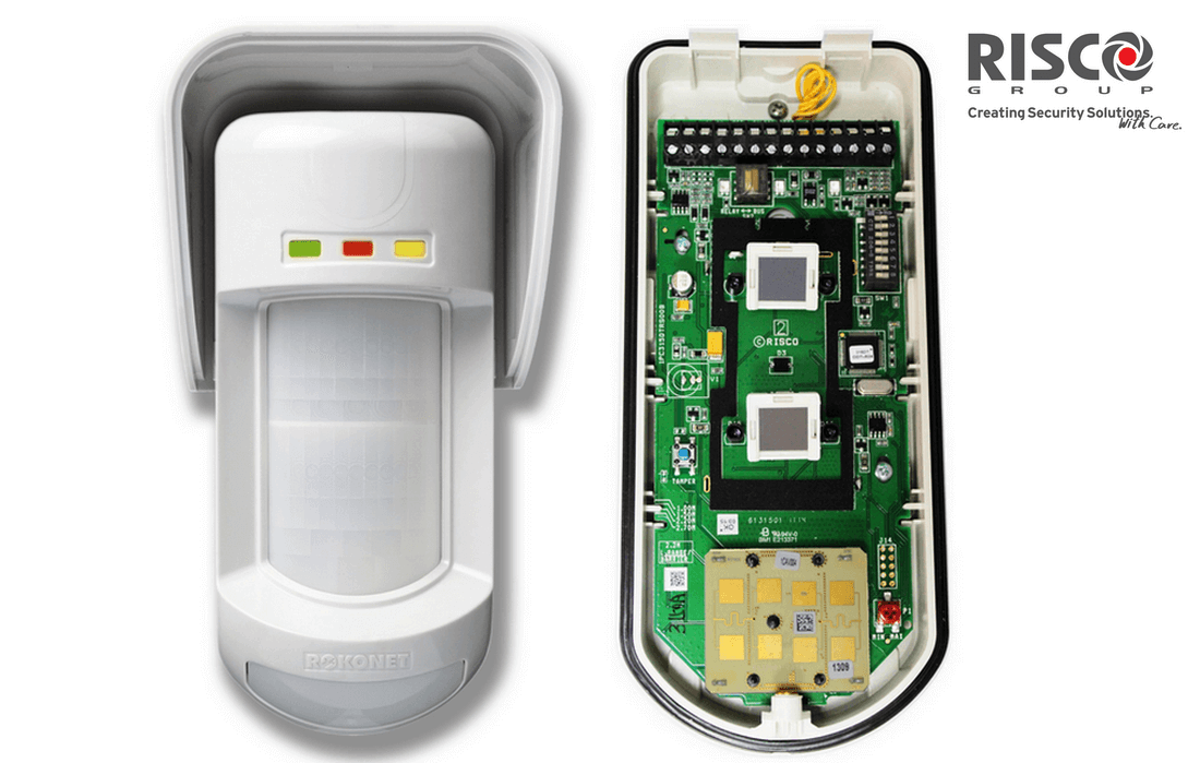Alarme maison Risco Détecteur volumétrique extérieur sans fil avec caméra